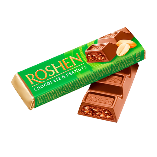 ROSHEN Chocolate Peanut Bar – mtanostrading